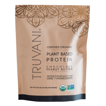 Truvani Organic Plant-Based Protein Powder Chocolate Peanut Butter, 730g