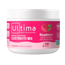 Ultima Replenisher Electrolyte Drink Mix Raspberry, 30 Servings