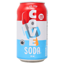Cove Zero Sugar Probiotic Soda Ice Pop, 355ml