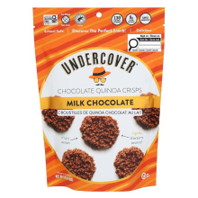 Undercover Chocolate Quinoa Crisps Milk Chocolate, 85g