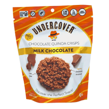 Undercover Chocolate Quinoa Crisps Milk Chocolate, 57g