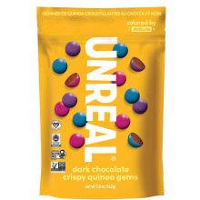 Unreal Dark Chocolate Crispy Quinoa Gems, 142g
