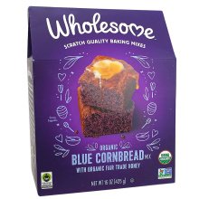 Wholesome Organic Blue Cornbread Mix, 425g