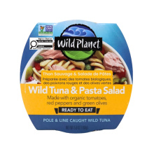 Wild Tuna & Pasta Salad Made with Organic Tomatoes, Red Peppers and Green Olives, 160g