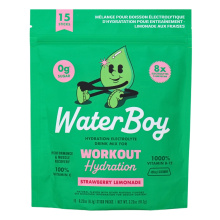 Waterboy Hydration + Workout Sugar-Free Electrolyte Drink Mix Strawberry Lemonade, 15 Pack