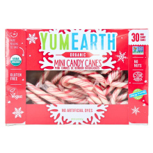 YumEarth Organic Mini Candy Canes, 30 Canes