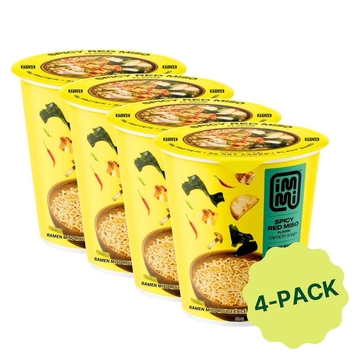 Spicy Red Miso, 4 pack