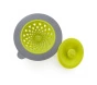 Side of Full Circle Sinksational Sink Strainer Green