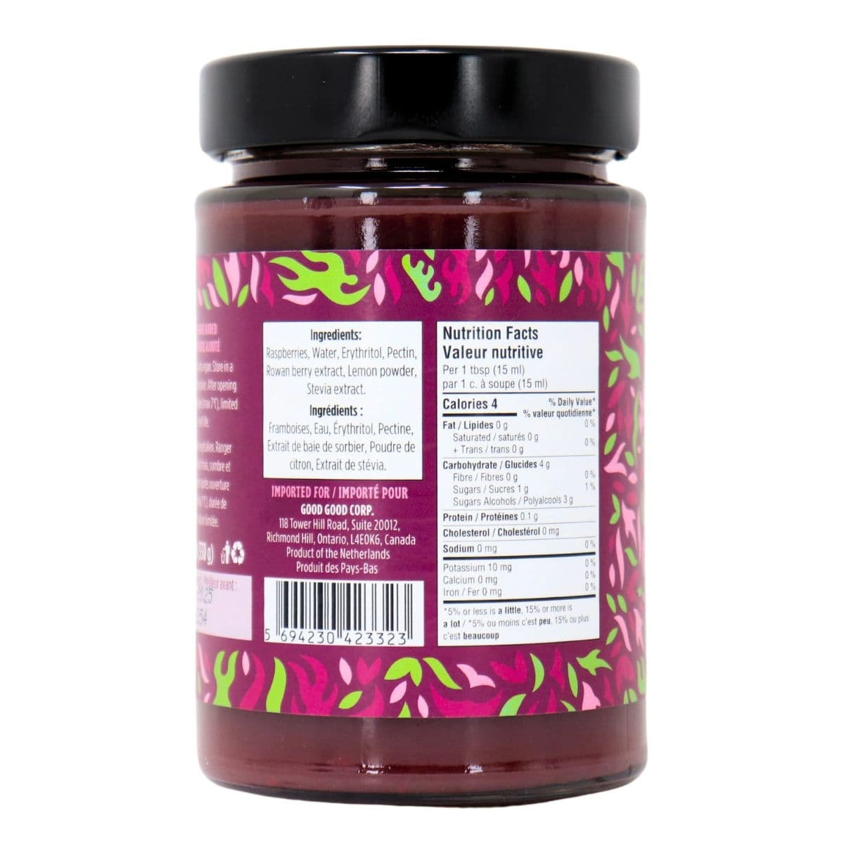Good Good Sweet Jam with Stevia Raspberry | Keto, Low-carb, Low