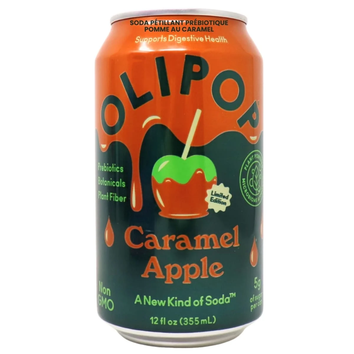 Olipop Caramel Apple Probiotic Soda at NaturaMarket