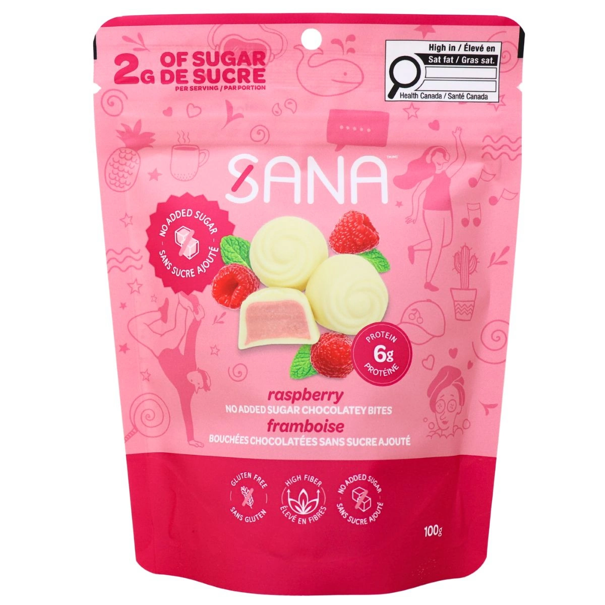 野菜 Sana Sana Sweet Life Chocolaty Protein Bites Raspberry at Natura Market