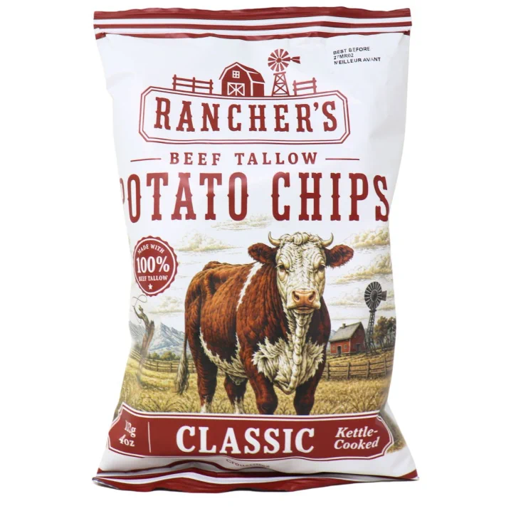 Rancher’s Beef Tallow Potato Chips Classic Front