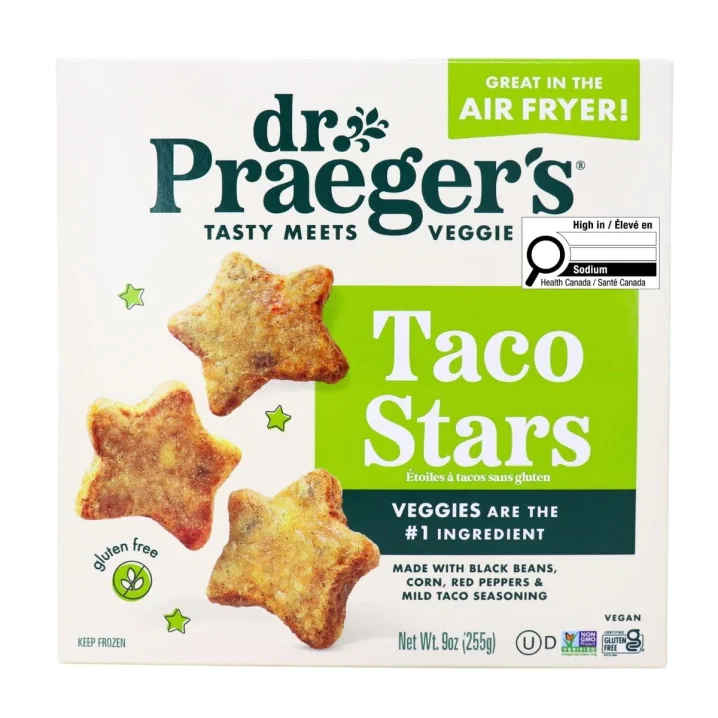 Dr. Praeger's Gluten-Free Taco Stars Front
