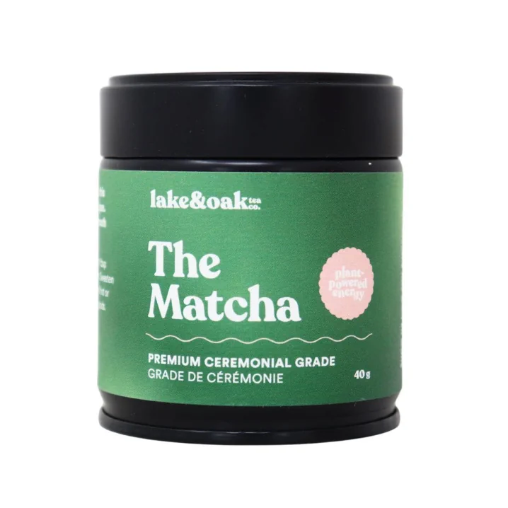 Lake & Oak Co. Premium Ceremonial Grade Purely Matcha Front