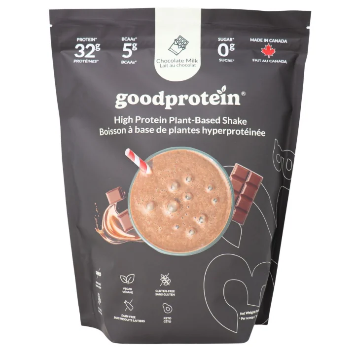 Good Protein All-In-One Shake Plant-Based Superfood Blend Chocolate Milk Front