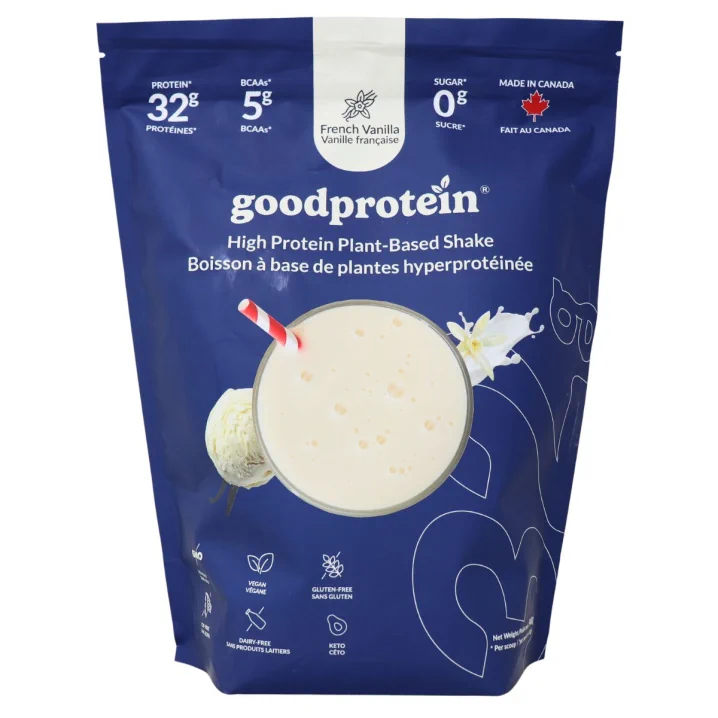 Good Protein All-In-One Shake Plant-Based Superfood Blend French Vanilla Front