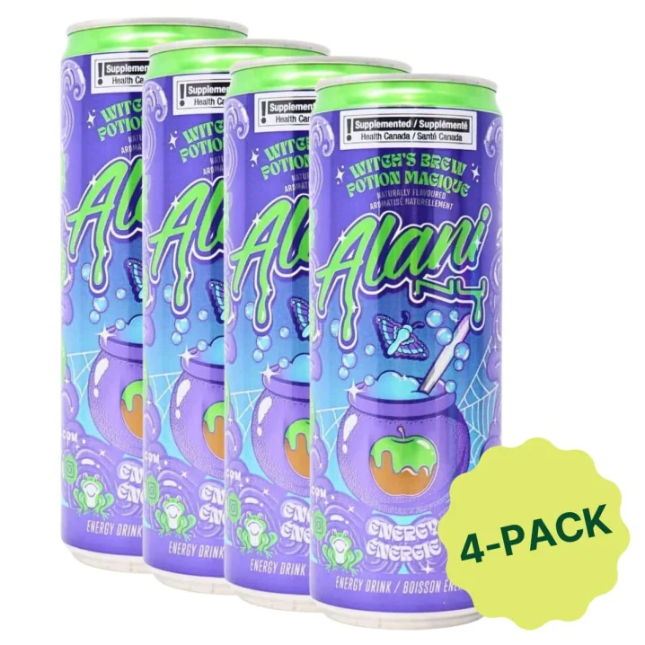 Alani Nu Limited Edition Energy Drink Witch’s Brew 4-Pack Front of bundle