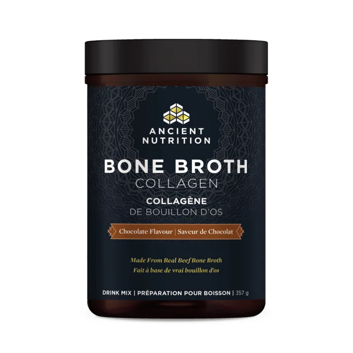 Ancient Nutrition Bone Broth Collagen Protein Chocolate, 357g