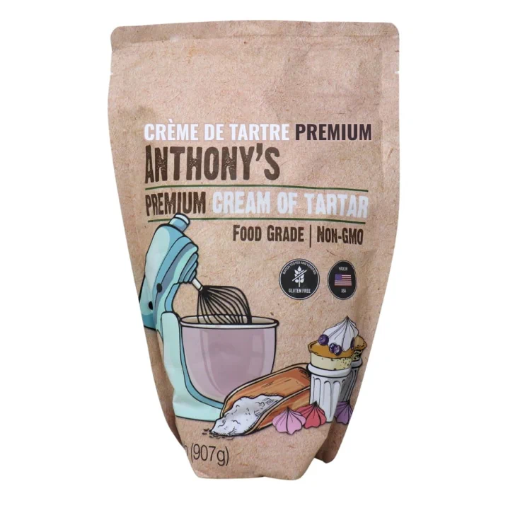 Anthony's Premium Cream of Tartar Front of bag