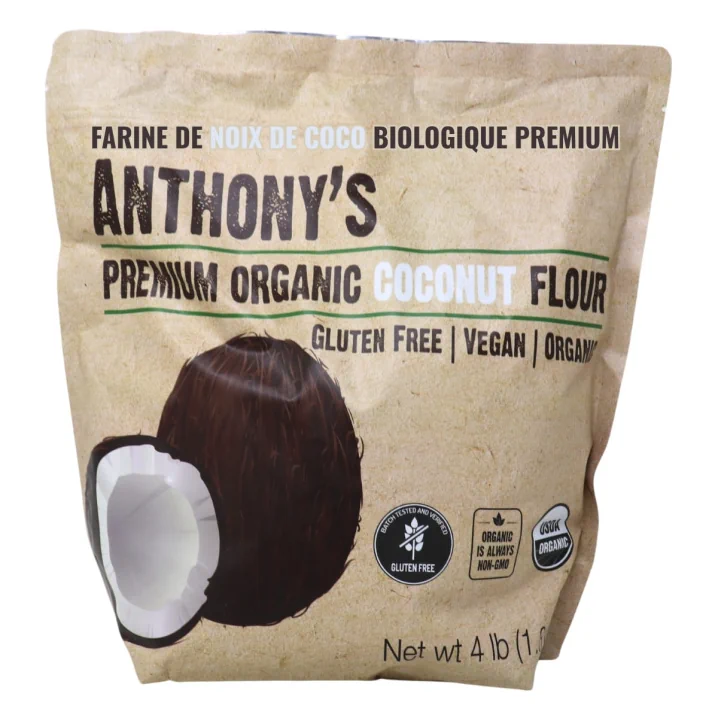 Anthony's Premium Organic Coconut Flour Front of bag