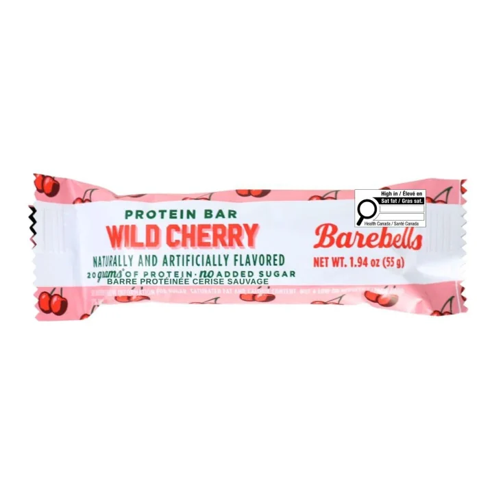 Barebells Protein Bar Wild Cherry Canada Front