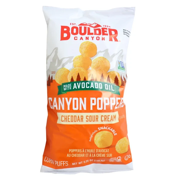 Boulder Canyon Poppers With Avocado Oil Jalapeno Ranch Front of bag
