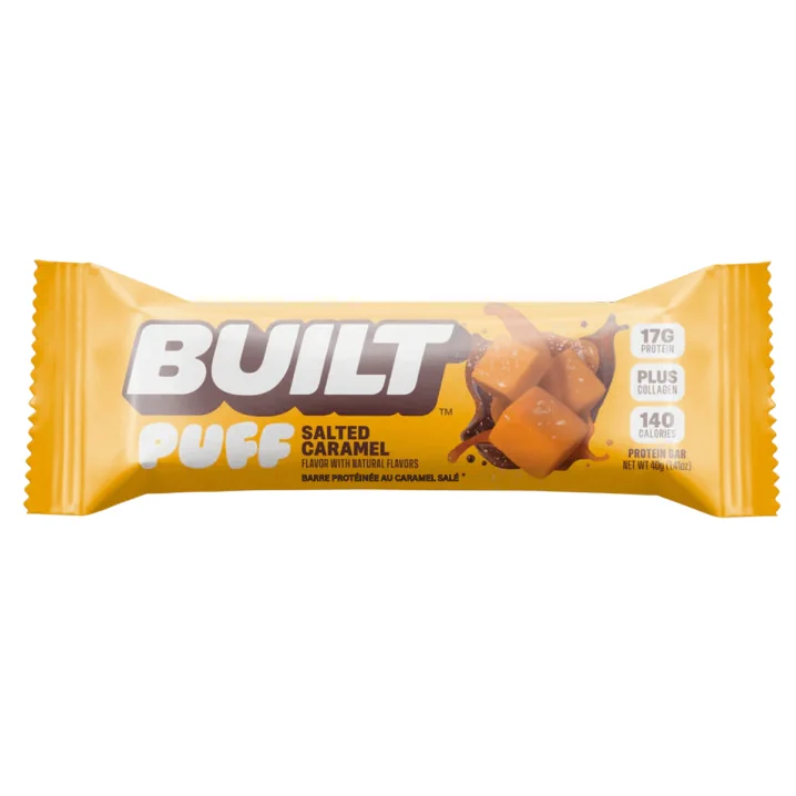 Built Bar Puffs Protein Bar Salted Caramel, 40g