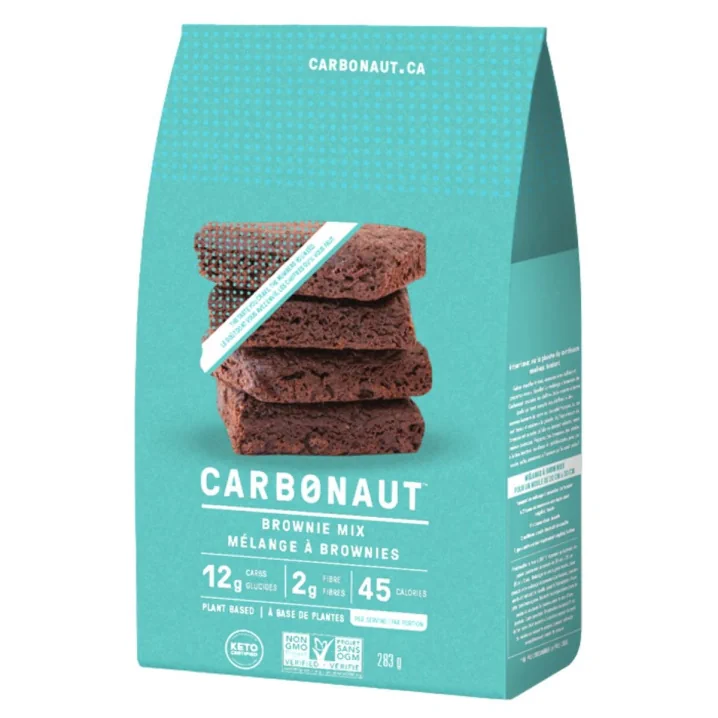 Front of Carbonaut Keto Brownie Mix