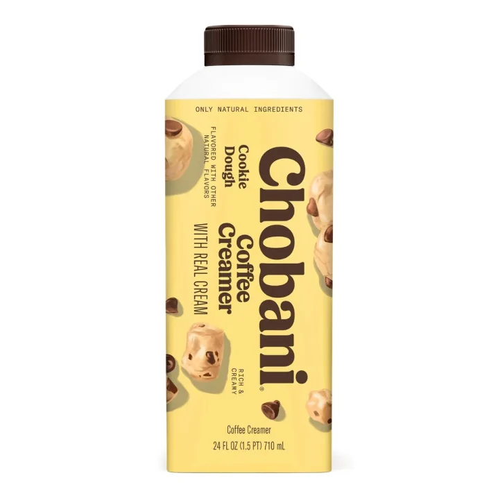 Chobani Coffee Creamer Cookie Dough Front of carton