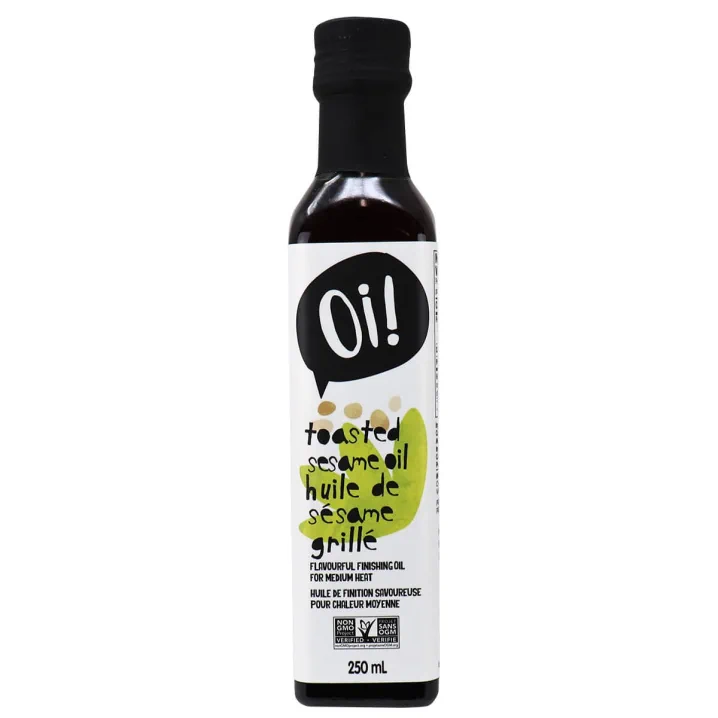 Front of Oi! Toasted Sesame Oil, 250mL
