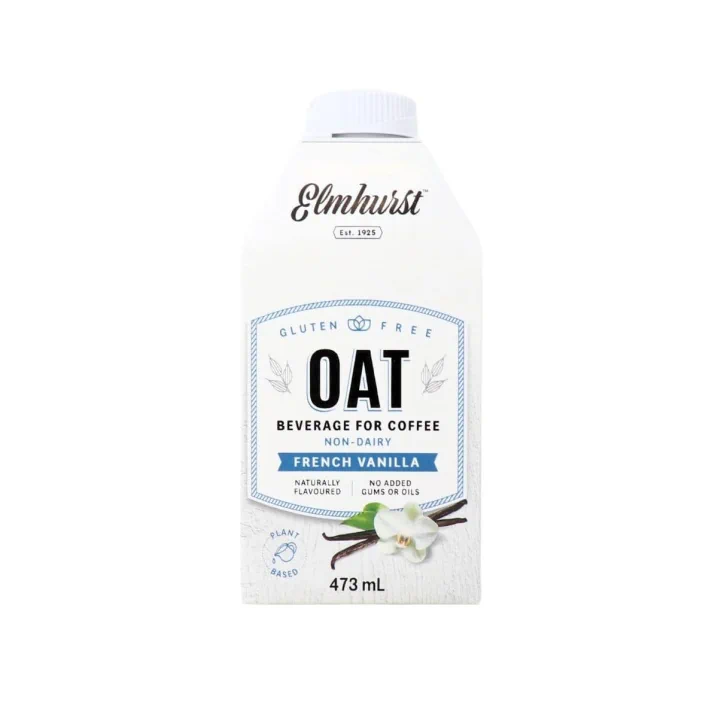 Front of Elmhurst Coffee Oat Creamer French Vanilla