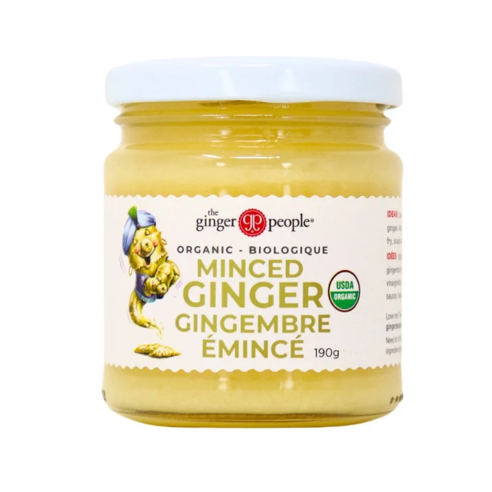 Front of The Ginger People Organic Minced Ginger