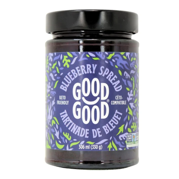 Front of Good Good Keto Blueberry Jam