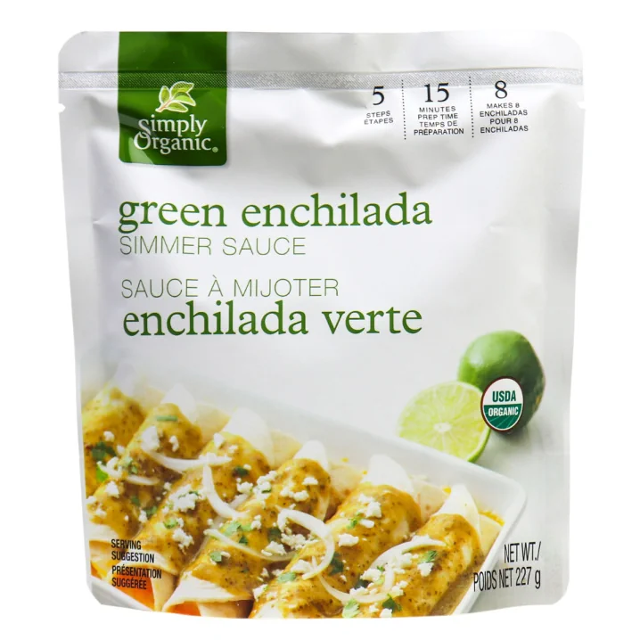 Simply Organic Green Enchilada Simmer Sauce, 227g