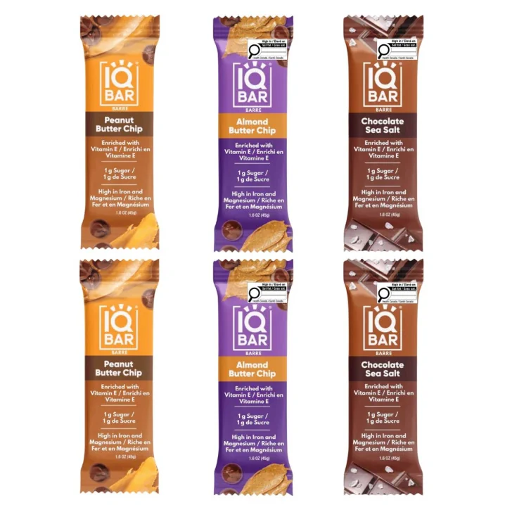 IQ Bar Variety Pack 6-Pack Front