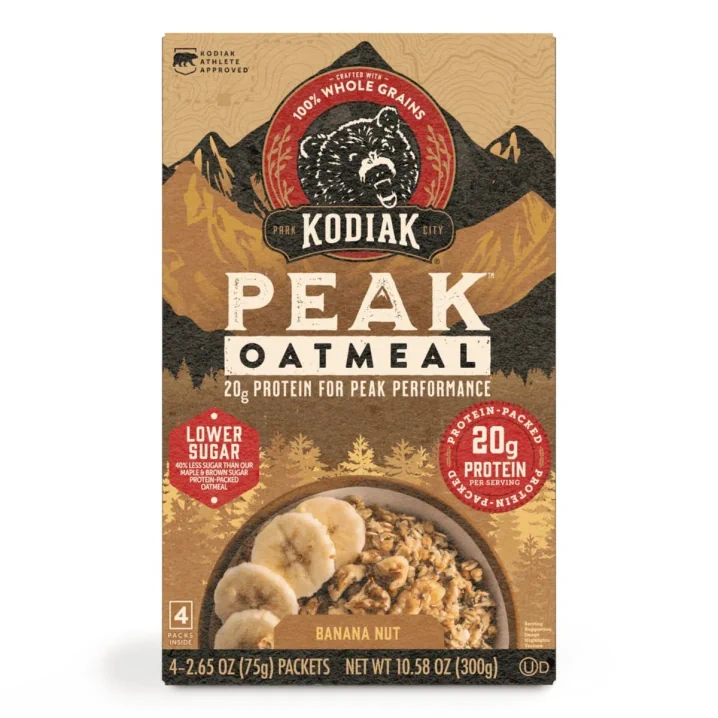 Kodiak Peak Protein Oatmeal Banana Nut, 4 Packets