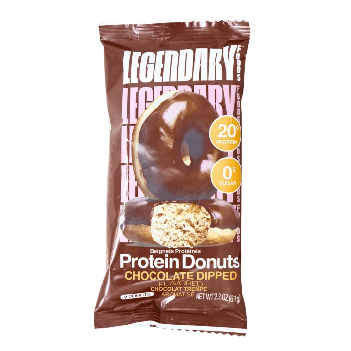 Legendary Foods Protein Donuts Chocolate Dipped Front