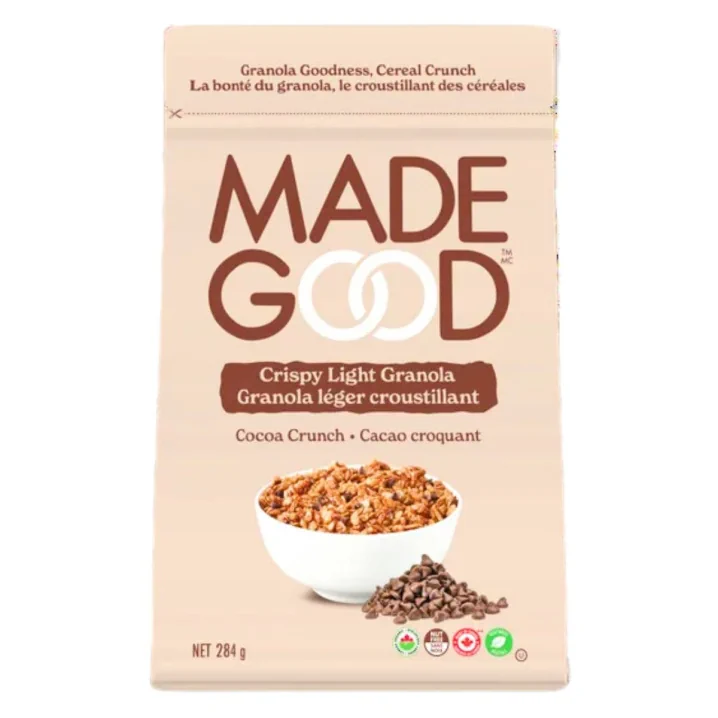 Front of Made Good Granola Gluten-Free Granola Chocolate Granola