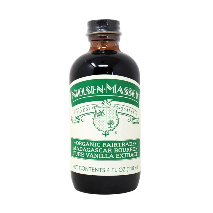 Nielsen-Massey Organic Fairtrade Madagascar Bourbon Pure Vanilla Extract Front of bottle
