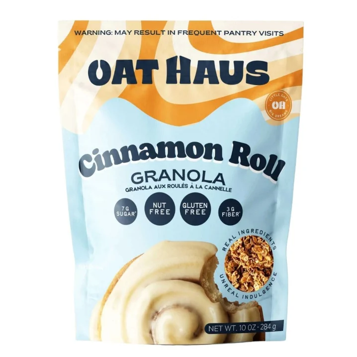 Oat Haus Gluten-Free Granola Cinnamon Roll Front
