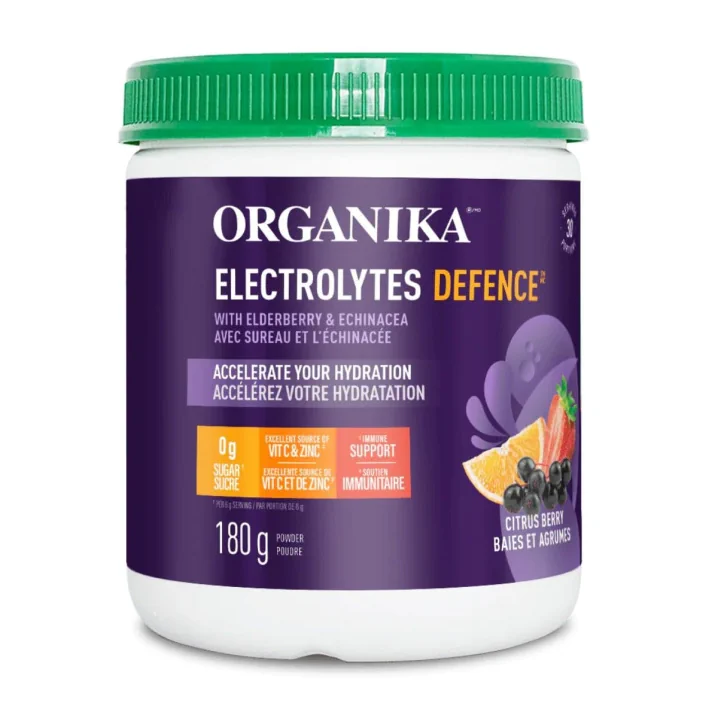 Front of Organika Electrolytes Defence