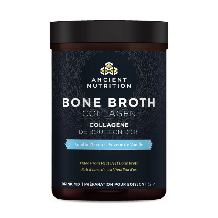Ancient Nutrition Bone Broth Collagen Protein Vanilla, 321g