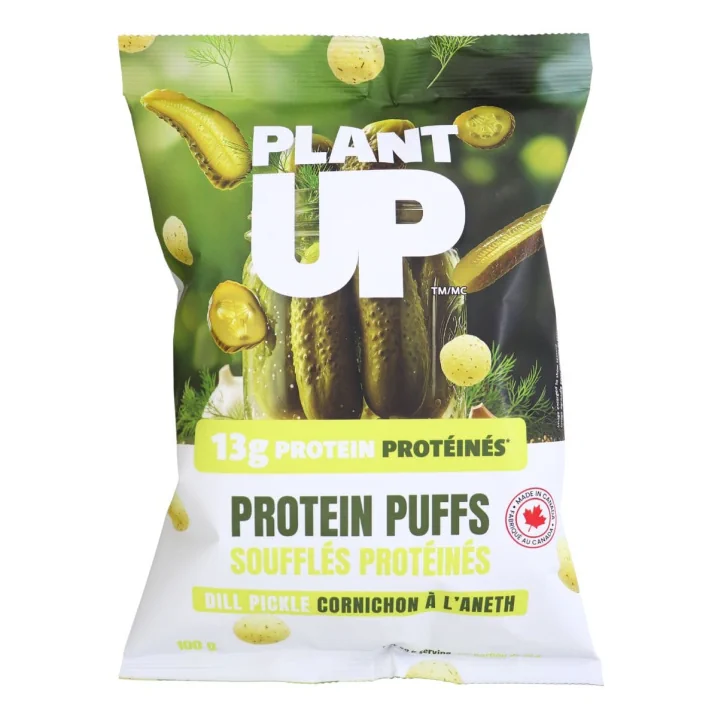 Plant Up Protein Puffs Dill Pickle Front