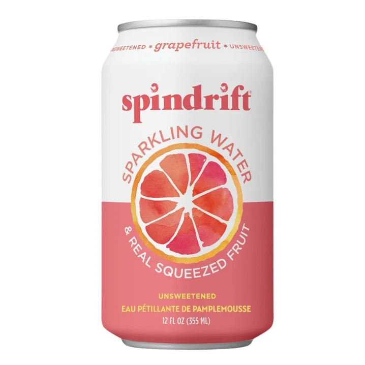 Front of Spindrift Sparkling Water - Spindrift Drink - Grapefruit Sparkling Water