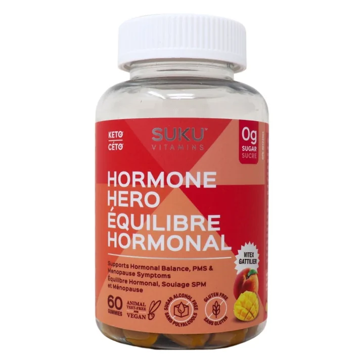 SUKU Vitamins Sugar-Free Gummies Hormone Hero, 60 Gummies