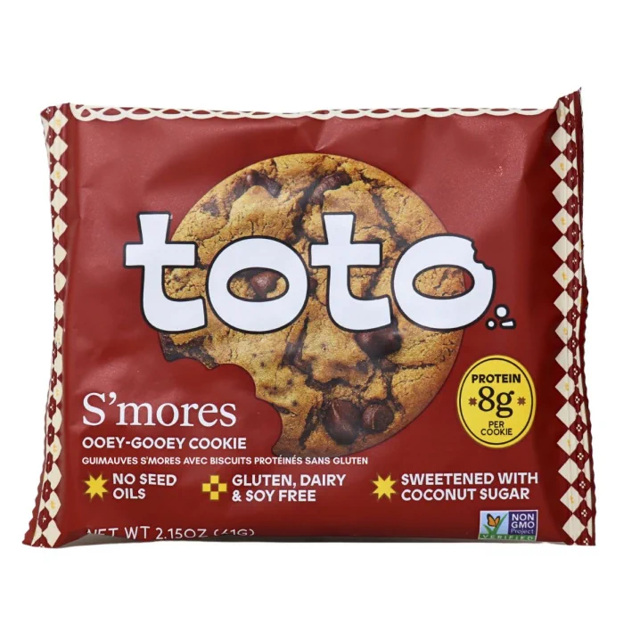 Toto Gluten-Free Protein Cookie S’mores Front