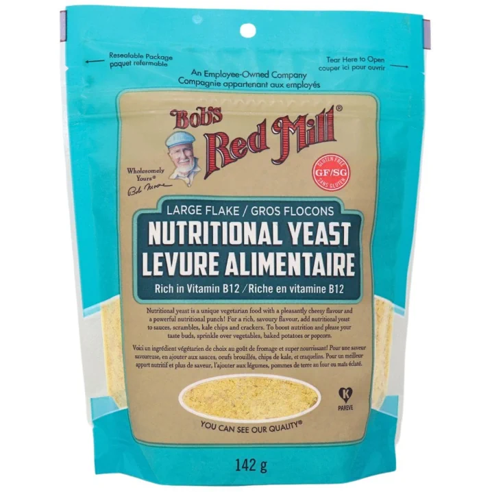 Front of Bob's Red Mill Nutritional Yeast, 142g