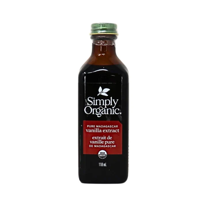 Front of Simply Organic Vanilla Extract, 118ml