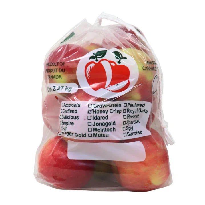 Oaklane Orchards Fresh Honeycrisp Apples, 2.27kg Front of bag