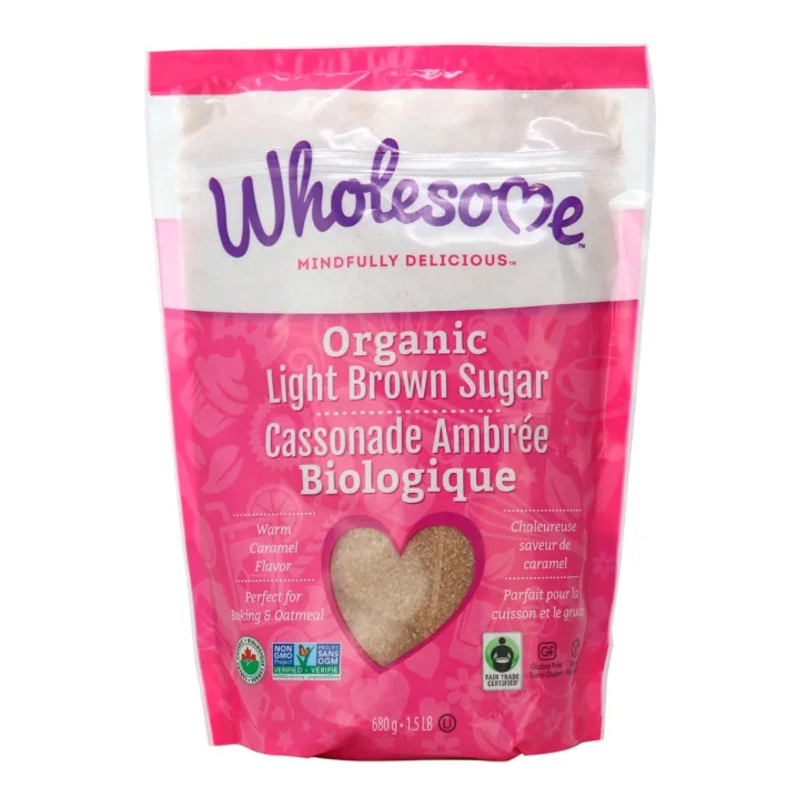 Wholesome Sweeteners Organic Light Brown Sugar, 680g